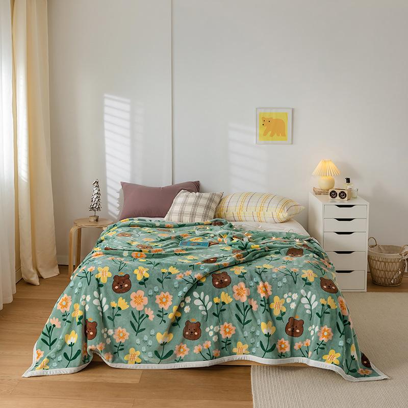 Новое одеяло с принтом, Одеяло Marten, Одеяло для дивана, Утолщенное подарочное одеяло, Ворсовое одеяло, Одеяло Farai