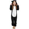 Children's Fashion Colour-Blocked Fleece-Lined Thickened -Eared Fleece Romper