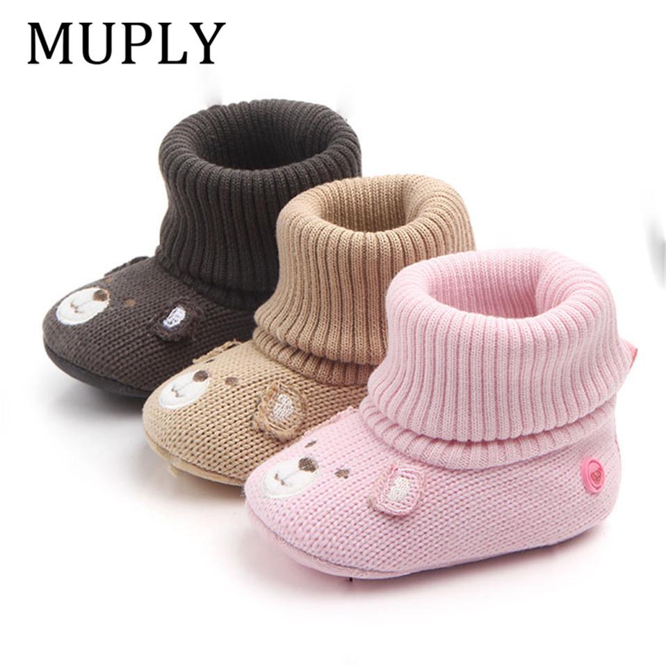 2024 New Arrival Newborn Baby Girls Boys Snow Boots Winter Leather Boots Infant Soft Bottom Shoes Baby PU Furry Warm Boots 0-18M