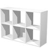 Shelf - Artexport - Home Office - 6 Compartments - White Melamine