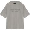 Fear of God Essentials Футболка с V-образным вырезом Весна-Лето 2024 Хизер Серый Мужская 125SU244211F