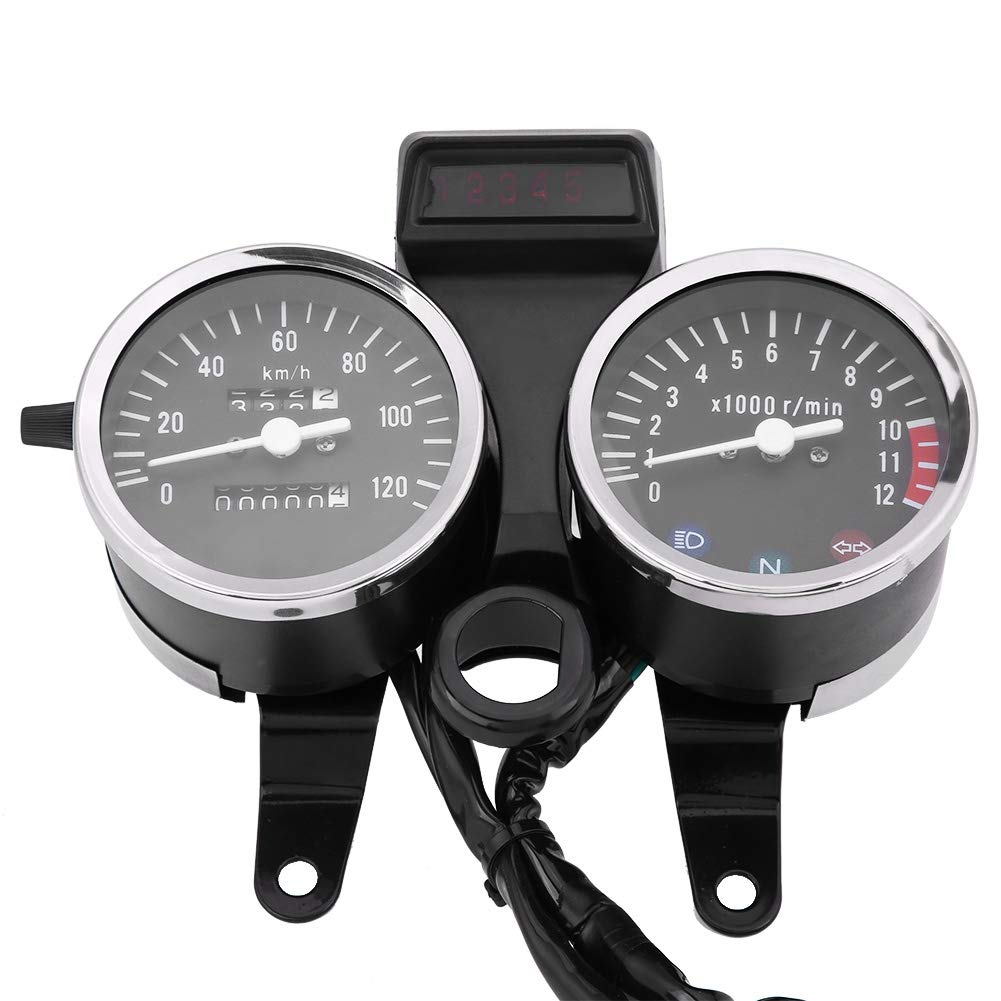 Motorcycle Speedometer, Motorcycle Modification Accessories Speedometer Odometer GN125 Tachometer