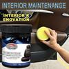 Кристально прозрачный автомобильный пластиковый ремонтный агент - воск для обновления салона и панелей автомобиля, полировальный воск для автомобиля