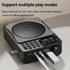 Мини Цифровое FM Радио HD Дисплей 76-108 МГц Радио Беспроводной Bluetooth 5.3 Динамик Портативный Усилитель Голоса с Слотом для TF-карты USB