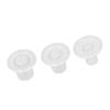 24 Pairs High Heel Protector Transparent PVC Heel Cover Repair Cap 3 Sizes for Walking