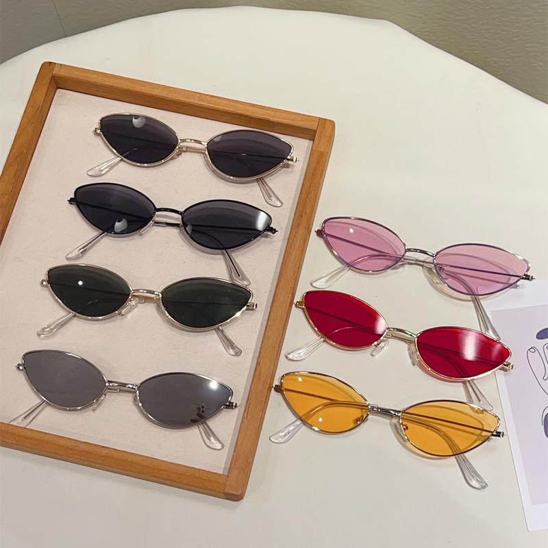 Винтажные солнцезащитные очки «кошачий глаз» женские Новая модная декоративная повседневная модель Ретро трендовый дизайн люксового бренда Солнцезащитные очки
