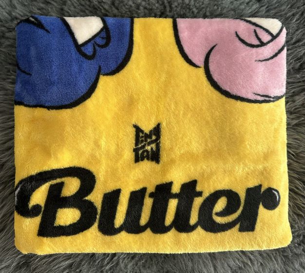 [USED] BTS (Bangtan Boys) TinyTAN Butter Microfiber Blanket 100 X 70cm
