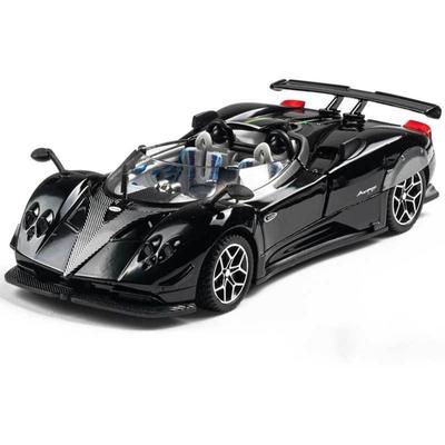 1/32 Pagani Zonda HP Barchetta Суперкар Металлическая модель автомобиля Игрушка Литье под давлением Металлическое литье Звук и свет Автомобильные игрушки для детей Транспортное средство