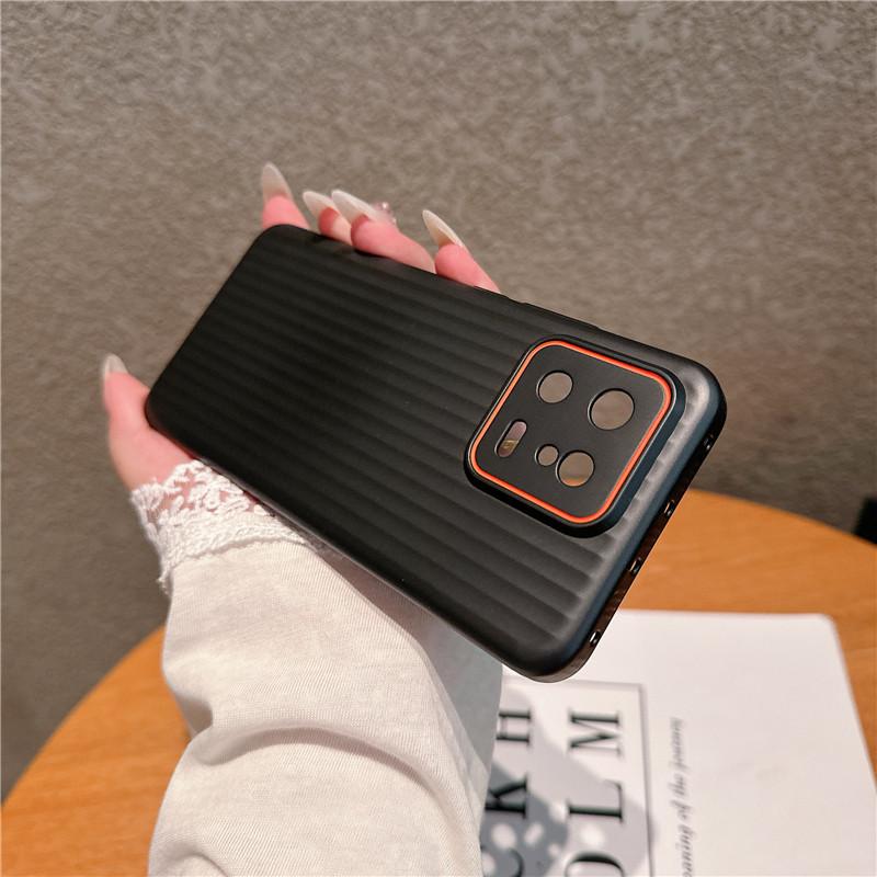 Для Xiaomi 14 13 Pro Ultra рифленое зернистое покрытие металлическая краска анти отпечатки пальцев ПК ударопрочный противоскользящий чехол-накладка