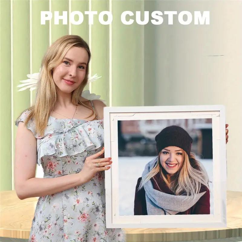 DIY 5D RUOPOTY фото индивидуальный набор для алмазной живописи домашний набор для творчества полный круглый набор для творчества подарок другу домашний декор украшение