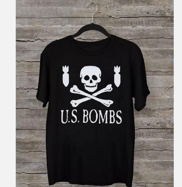 NEW US BOMBS Band Logo Classic Gift For Fan Black All Size Shirt Unisex T-Shirt
