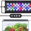 SEAOURA Aquarium Suitable for Aluminum Killifish Tropical Fish LED Aquarium 10 Levels of Aquarium LED Lighting and Timer Lighting 7 Color Modes Auto 5