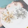 Fashion Pearl Brooch Antler Coral Reef Brooch Alloy Brooch Corsage Clothing Clothing Accessories
