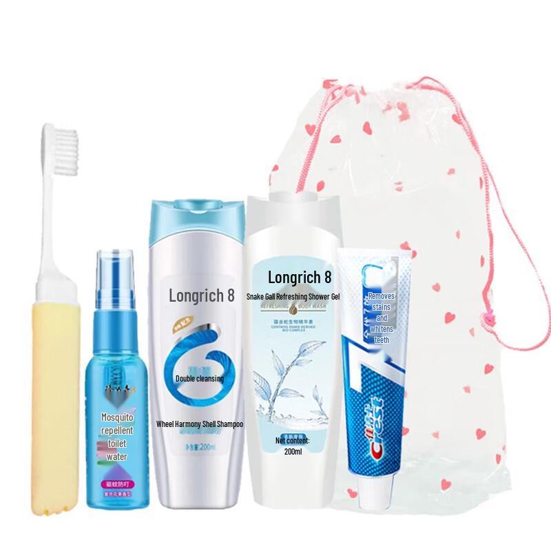 Longliqi Snake Gallbladder Refreshing Body Wash & Shampoo Set