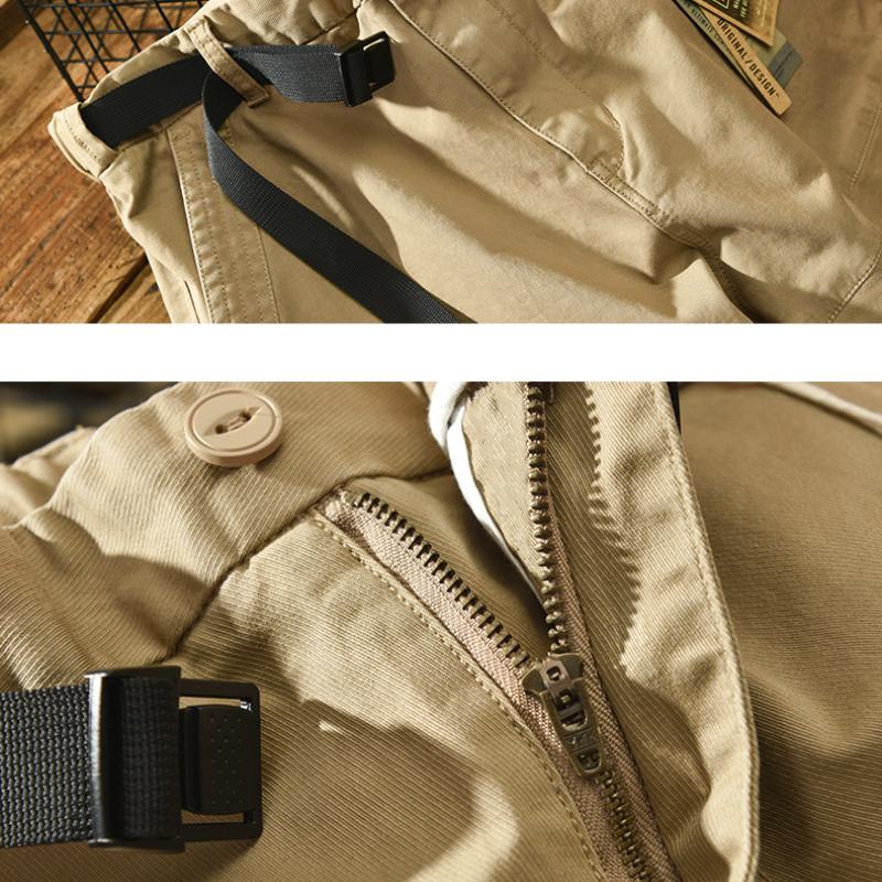 Классические мужские брюки в корейском стиле, весенние повседневные мешковатые мужские брюки, хлопковые однотонные брюки с эластичной резинкой на талии и поясом, молодежная мода, уличная одежда