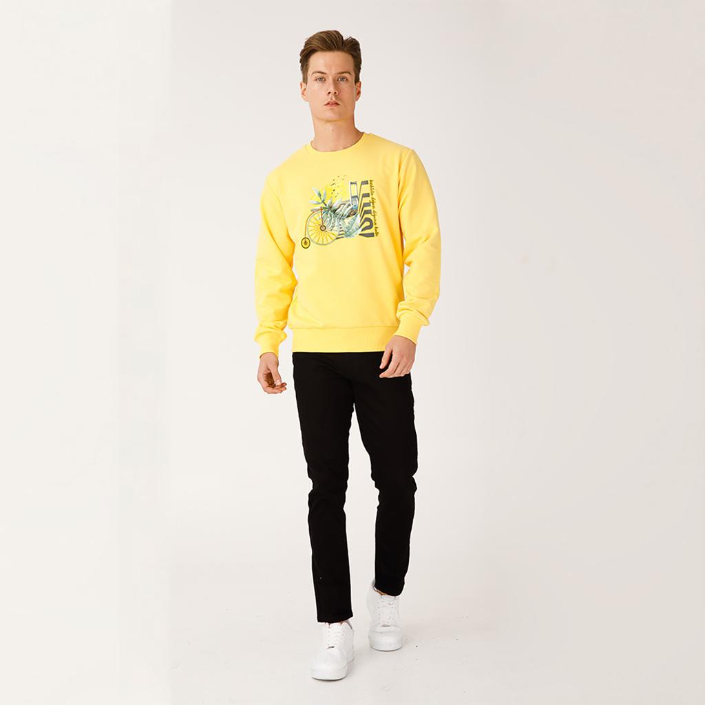 BiggDesign Nature Boğazda Bisiklet Erkek Sweatshirt