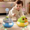 Fun Electric Elephant Sliding Car Suspension Ball Automatic Obstacle Avoidance Music Sound And Light Interactive Children'S Toy