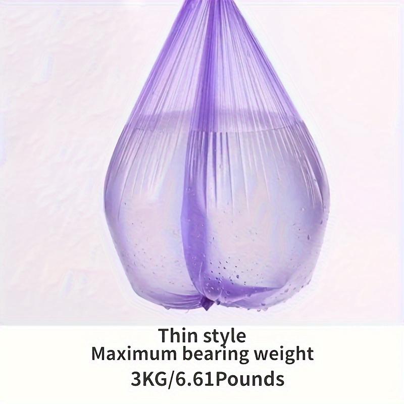 100-Pack Multi-Color Disposable Trash Bags - Portable, Thin Plastic Garbage Bags For Kitchen, Bathroom, Office & Dorm Cleaning