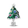 Медь Рождественская елка Классический колокольчик Рождественская серия Шарм-бусина Подходит для изготовления браслетов своими руками Подарок Ювелирное изделие высокого качества