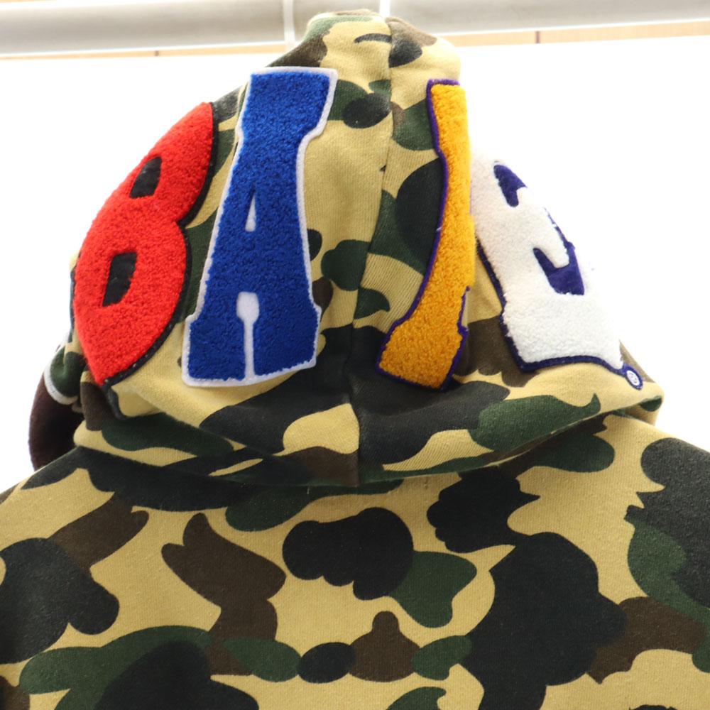A BATHING APE Камуфляжный узор Толстовка с длинным рукавом на молнии камуфляж Мужская Б/У