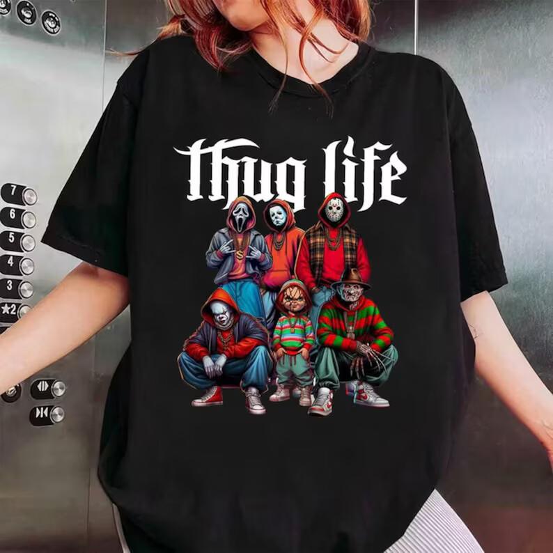 Thug Life Friends Shirt Scary Halloween Shirt Halloween Movie Shirt Halloween