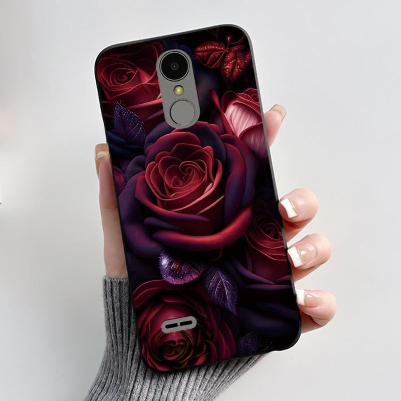Чехол для LG K4 2017 X230/LG K8 2017 X300 Тонкий Чехол Эстетичный Роскошный Милый Крутой Мальчики Девочки Черный Матовый Мягкий Силикон Задняя Крышка
