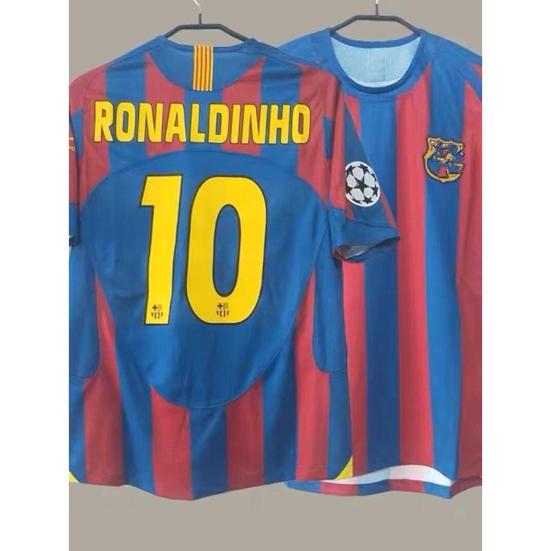 Vintage jersey 0607AC Milan No. 22 Kaka national team Brazil France Portugal short-sleeved home and away jersey