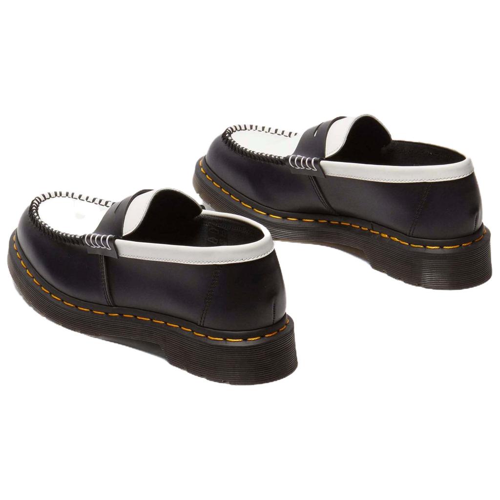 Dr. Martens Penton Leather Loafer Black White Unisex Sneakers 41185001