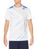 Рубашка с коротким рукавом, игровая рубашка, белая, SS [YONEX] (Подходящий стиль) (011)