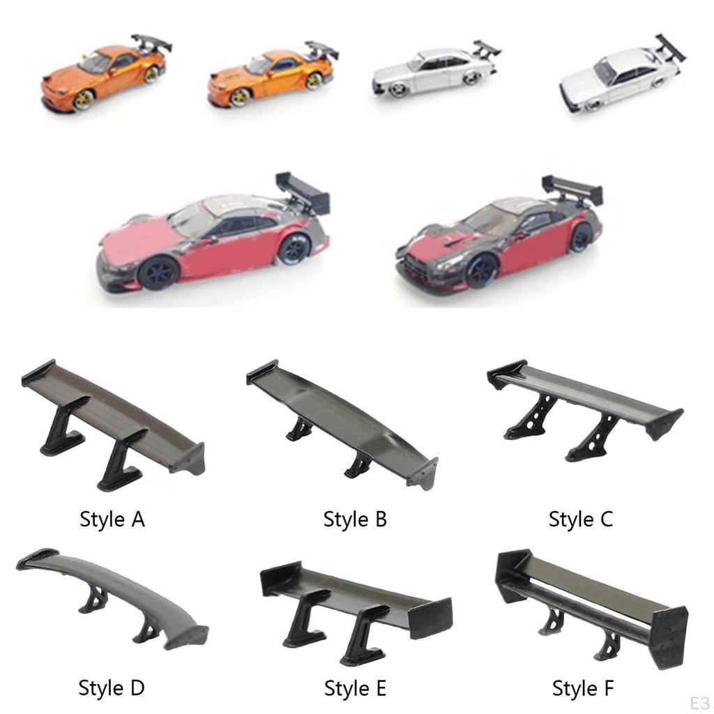 Compact Car Rear Wing Upgrade Kit for RC /64 Scale