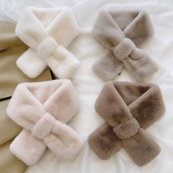 Женский шарф на шею однотонный мягкий на ощупь теплый ветрозащитный холодостойкий обертывание для шеи утолщенный холодостойкий