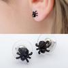 Fashion Personality Cute Little Spider Earrings Geometric Earrings Unique Female Accessories ADM