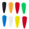 100pcs Arrow Vanes 1.8/2 Inch TPU Vanes Hunting Shooting Accessories 7 Color Suitable for 6.25/7.5 Inch Arrows