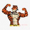 Cartoon Tai Lung Iron On Heat Transfer Printing Vinyl Patches Sticker for Clothes DIY Appliques Washable Patches