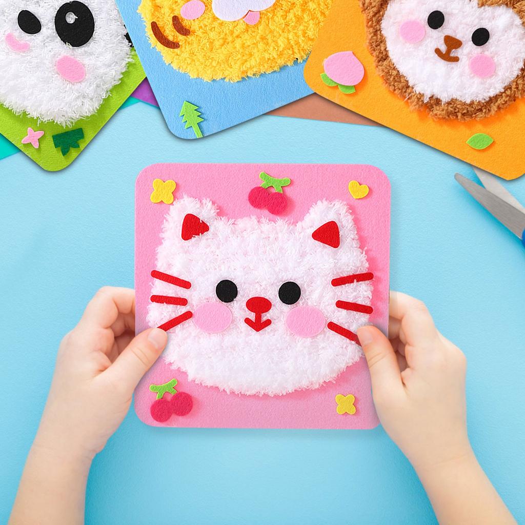 Детская игрушка-головоломка из мультяшного материала своими руками