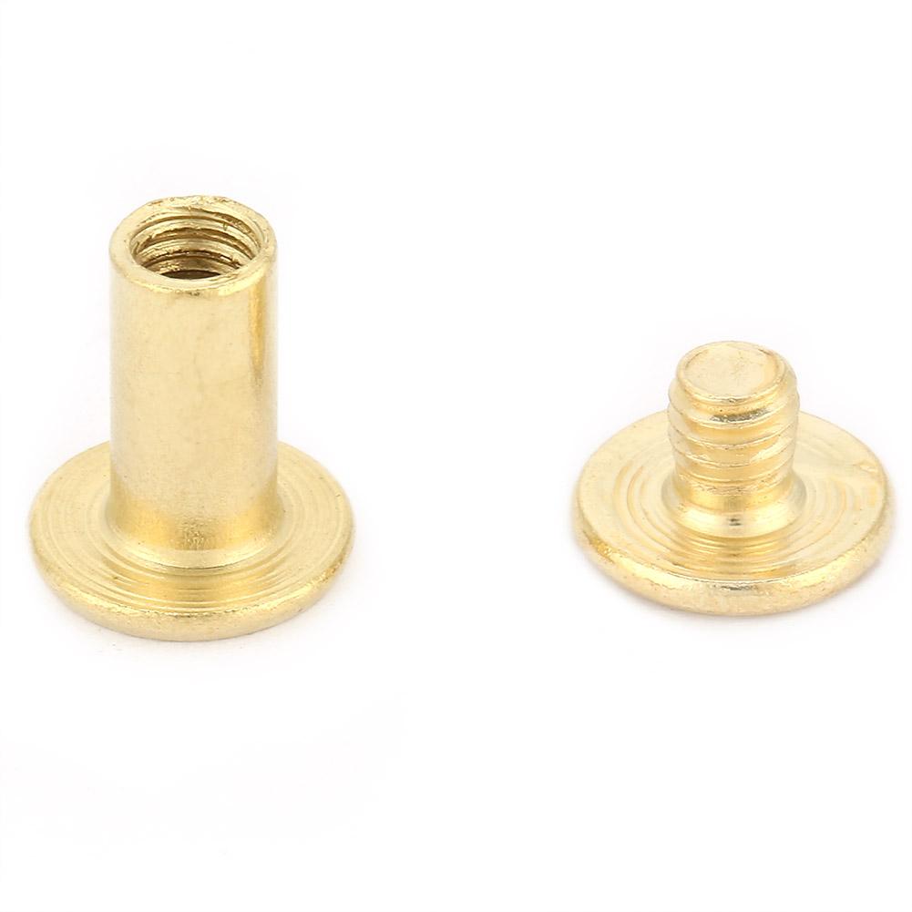 20 шт. M5 Винты-заклепки с плоской головкой для альбомов, набор для рукоделия (М5*14)