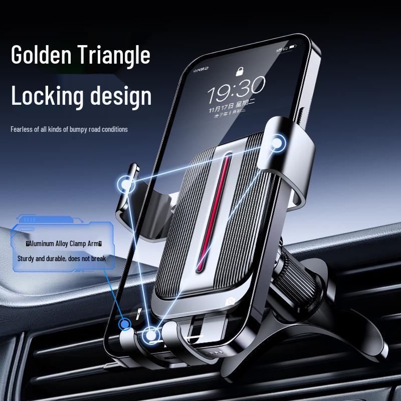 Red Flag Gravity Phone Holder - Aluminum Alloy Air Vent Mount