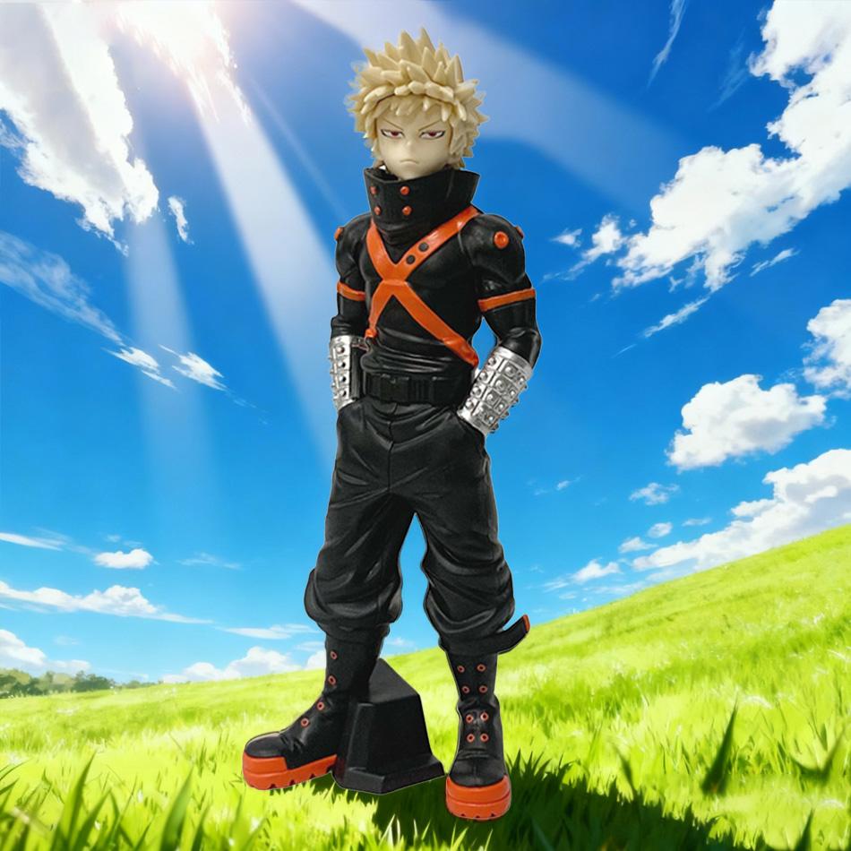 В наличии - Подвижная фигурка Моя геройская академия Бакуго Кацуки, Аниме трендовая игрушка, Украшение для стола и подарок