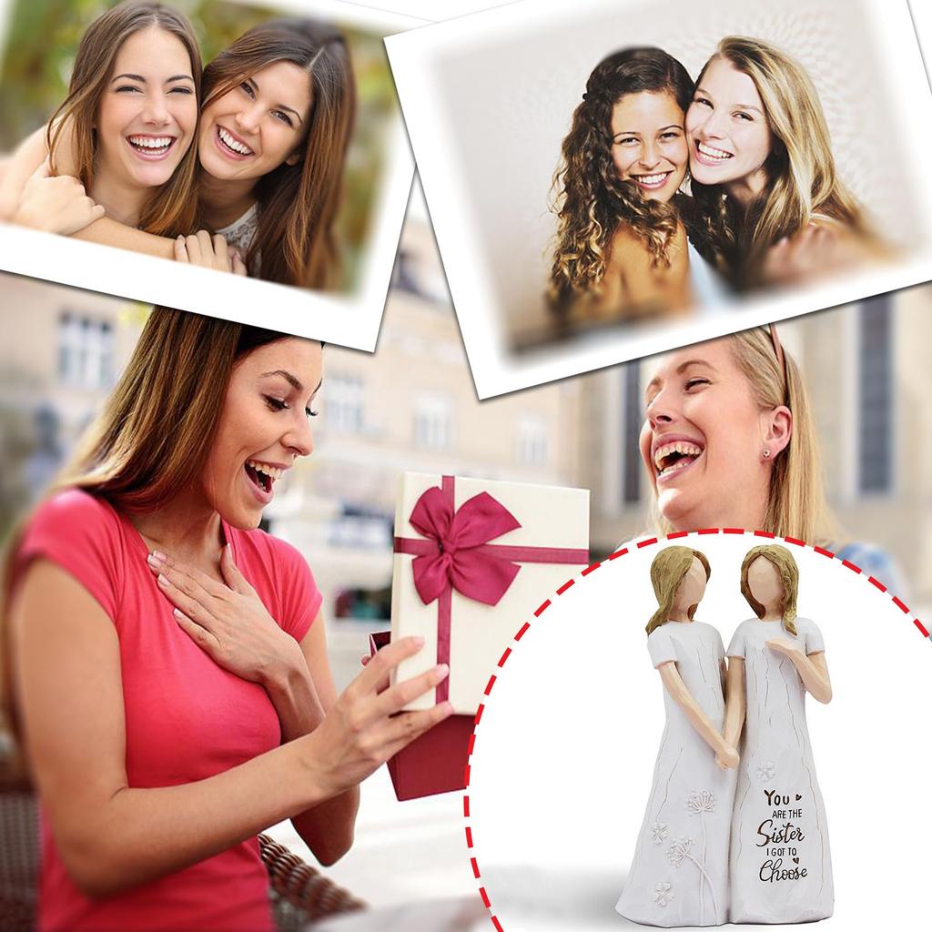 Статуэтка «Девушка в руке, сестра», статуэтка «Дружба», сувенир «Сестра, дружба», украшение домашнего стола