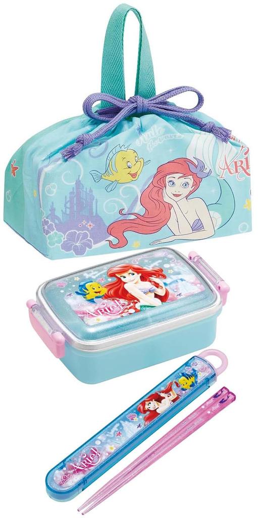 Skater Сумка на шнурке для ланч-бокса с ластовицей Детская Сделано в Японии Дисней Ариэль 24 KB7 Детская