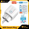 Умная WiFi-розетка Tuya, европейская розетка, 16А/20А, измерение мощности, голосовое управление Alexa и управление с мобильного телефона.