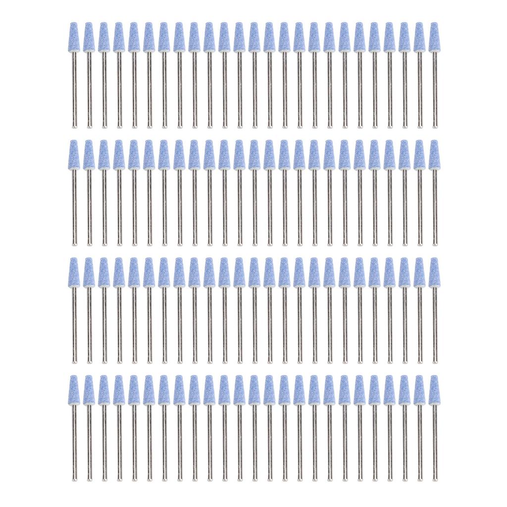 100pcs Nail Drill Bits Quartz Nail Polishing Heads Professional Portable Nail File Bits for Individu