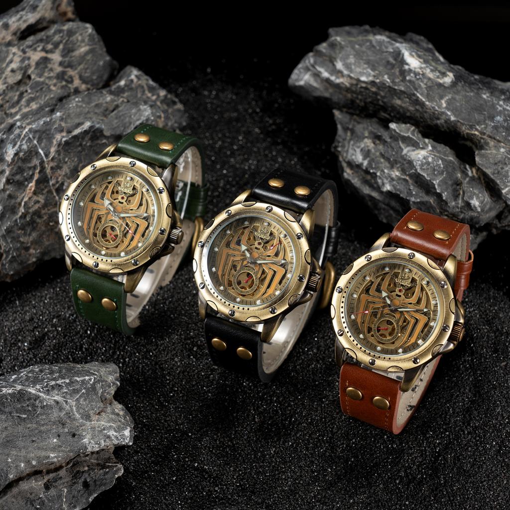 Fashionable Men's Watch Hollowed Out Luminous Tourbillon Fully Automatic Mechanical Movement Mechanical Watches Reloj Automático