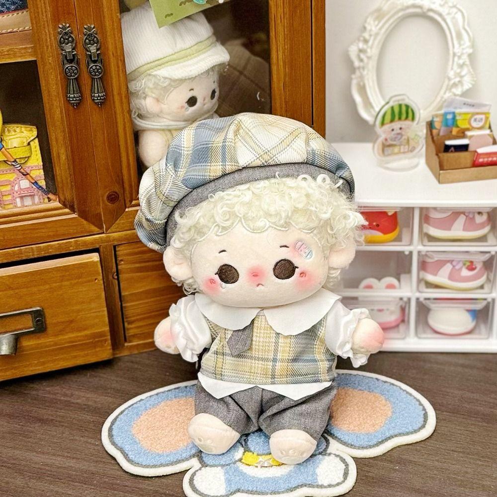 Красивый костюм Хлопковая кукла Наряд Рубашка Брюки Плюшевая кукла Одежда Кукольные аксессуары
