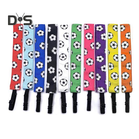 Футбольная повязка на голову, нескользящая спортивная повязка для волос для футбола, баскетбола, футбола, эластичная повязка на голову для девочек, для занятий спортом на открытом воздухе