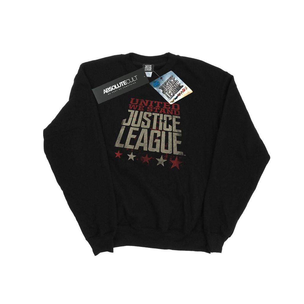 DC Comics Mens Justice League Movie United We Stand Sweatshirt