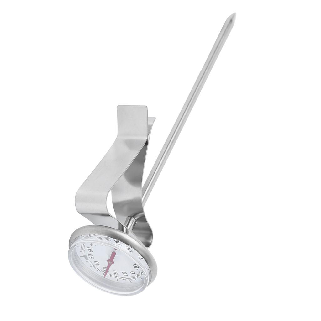Adjustable Hanging Coffee Foaming Thermometer Temperature Gauge with Clip Kitchen ToolsShort Type