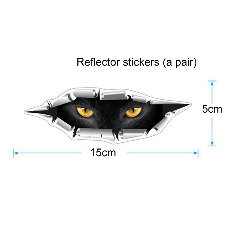 Распродажа 3D автомобильный стиль забавные кошачьи глаза выглядывающие автомобильные наклейки водонепроницаемый чехол для автомобилей