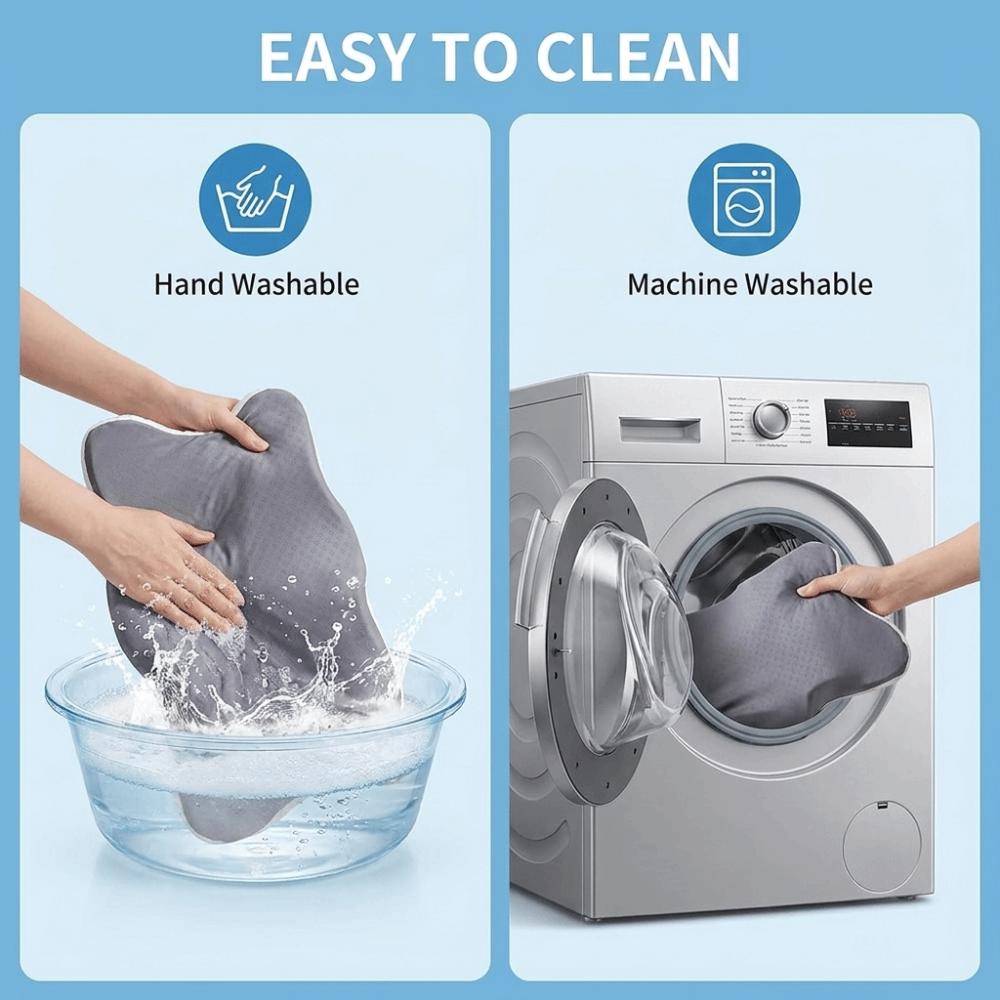 Breathable Cervical Pillowcase Cooling Fabric Pillow Cover Memory Foam Pillowcase  Bedroom Sleep