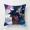 45 * 45 см Аниме Клинок, рассекающий демонов Kimetsu No Yaiba Печатная наволочка Детская спальня Гостиная Домашний декор Наволочки Наволочка